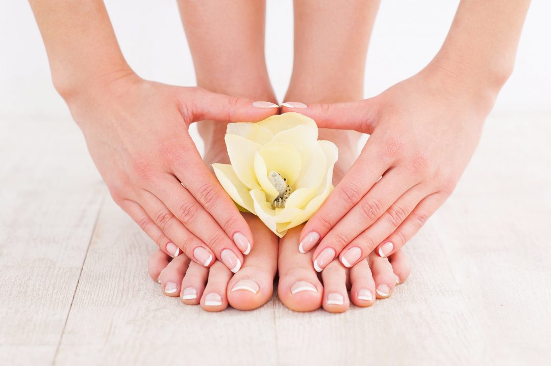 Professional manicure and pedicure services